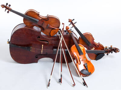 Instrumente für Streichquartett