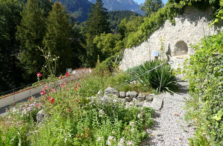 Terrassengarten Hohes Schloss