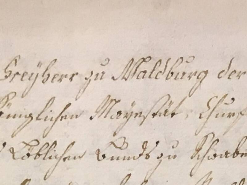 Urkunde über die Rücknahme der Stadt von Erzherzog Ferdinand für den Bischof Christoph von Augsburg durch den Bauernjörg am 29. Juli 1525, StdAF, A 36.413.08