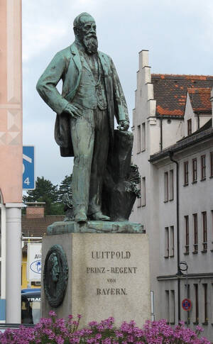 Wittelsbacher Denkmal,  Prinzregent Luitpold von Bayern am Prinzregentenplatz