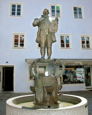 Lautenmacherbrunnen am Brotmarkt